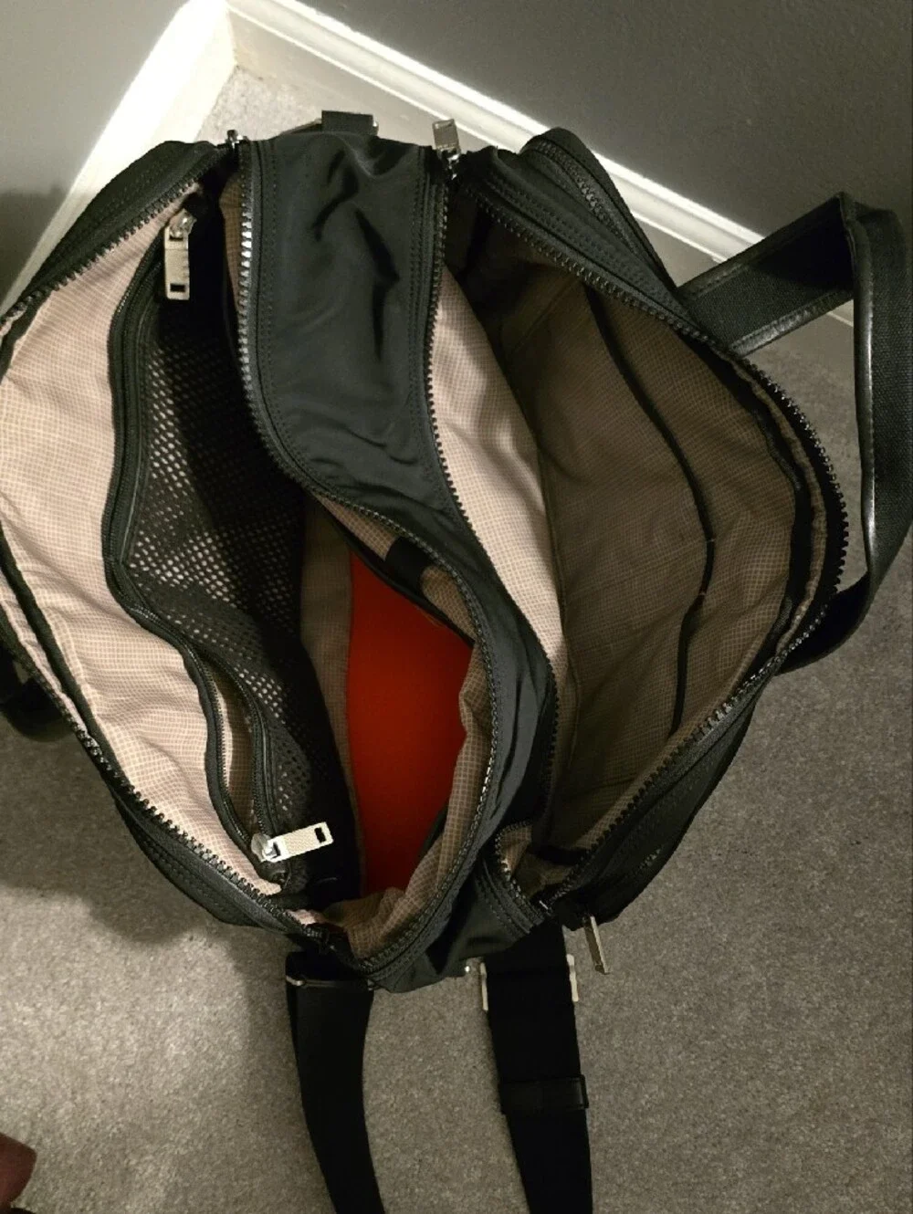 Vintage Jack Spade Black Men’s (Unisex) Messenger Bag- Tactical Travel Briefcase
